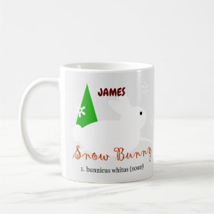 Tasse à café Mug de Noël Bunny Snow