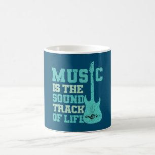 Tasse à café Musique est la Bande Sonore de la Vie
