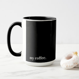 Tasse à café noir