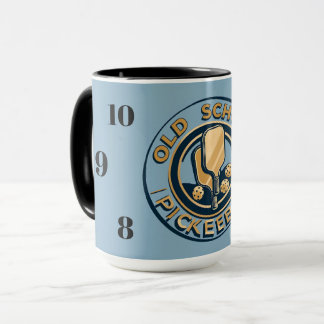Tasse à café Old School Pickleball clock