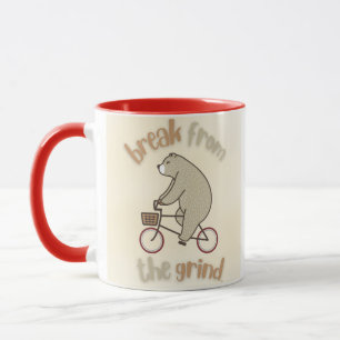 Tasse à café Ours à vélo
