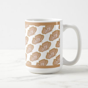 Tasse à café Papillons Marron
