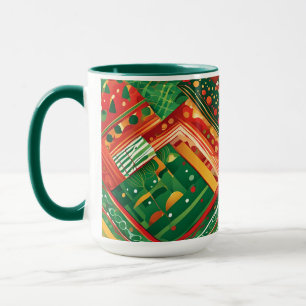 tasse à café patchwork fiesta