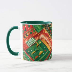 tasse à café patchwork fiesta