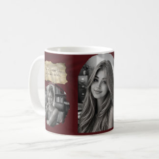 Tasse à café personnalisée avec collage de photos
