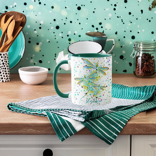 Tasse à café personnalisée avec éclaboussure de li
