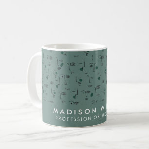 Tasse à café personnalisée avec nom personnalisé m