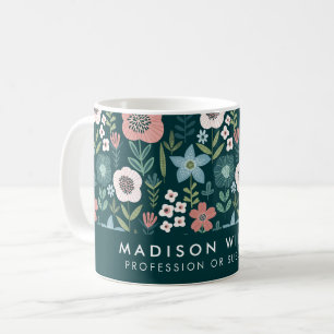 Tasse à café personnalisée avec nom personnalisé m
