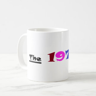 Tasse à café personnalisée des années 1970