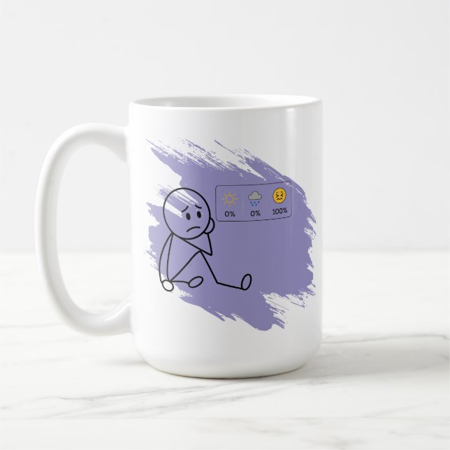 Tasse à café personnalisée pour une journée de pou (Gauche)