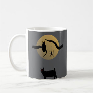 Tasse à café pleine lune hantée