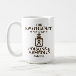 Tasse à café Poisons & Remèdes – Style Apothicaire