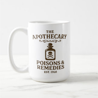 Tasse à café Poisons & Remèdes – Style Apothicaire
