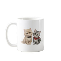 Tasse à café pour amateur de chats mignons