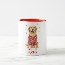 Tasse à café pour chien Golden Retriever jour de l