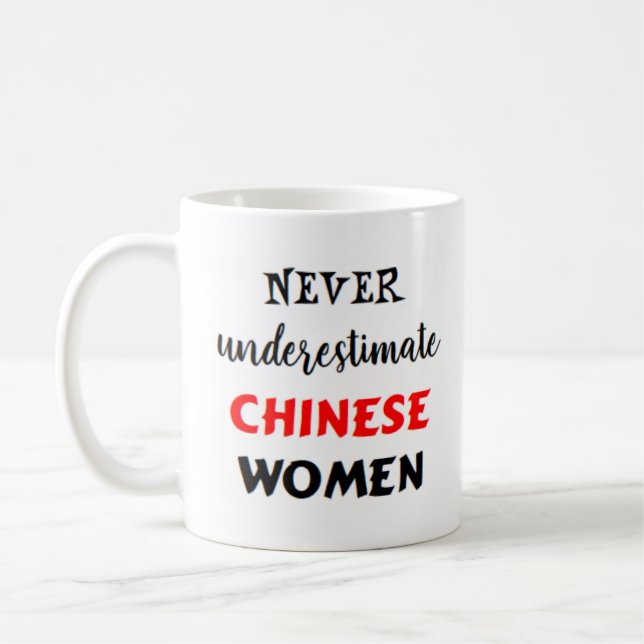 tasse à café pour femmes chinoises (Gauche)