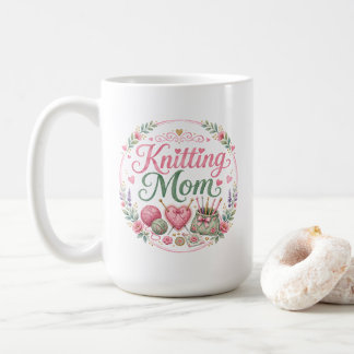 Tasse à café pour maman tricoteuse