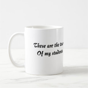 Tasse à café pour professeur amusant