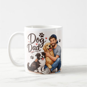 Tasse à café Proud Dog Dad – Cadeau mignon pour am