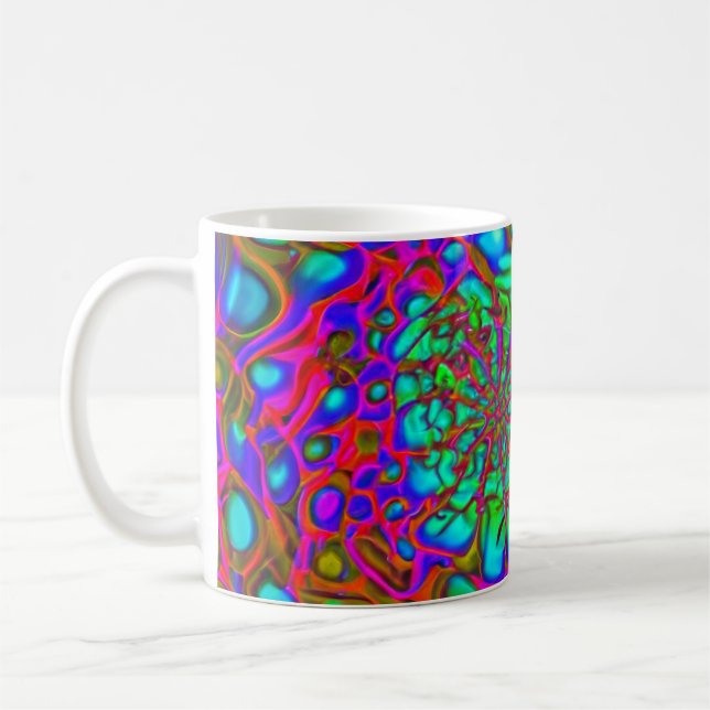 Tasse à café psychédélique (Gauche)