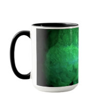 Tasse à café représentant un échantillon de roche,