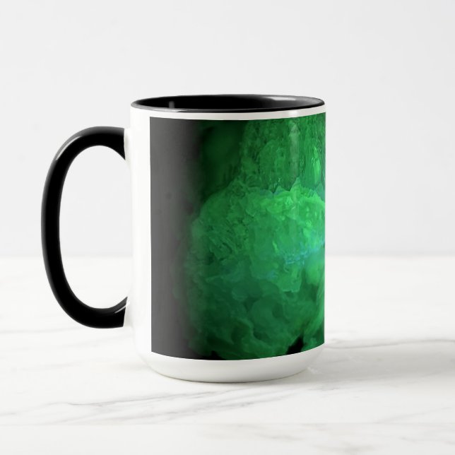 Tasse à café représentant un échantillon de roche, (Gauche)