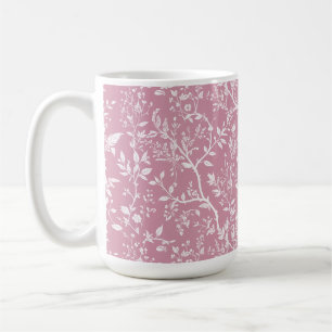 Tasse à café rose botanique
