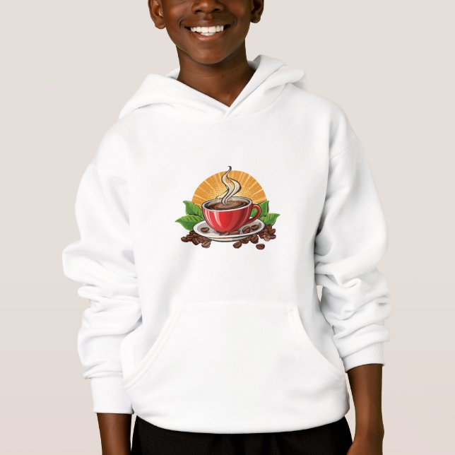 Tasse à café rouge (Devant)