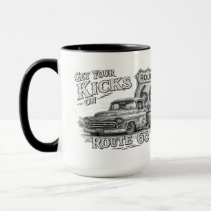 Tasse à café Route 66 vintage