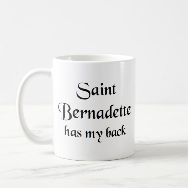 tasse à café saint bernadette (Gauche)