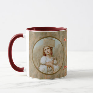 Tasse à café Sainte Jeanne d'Arc Brûlée (BF 01) 2