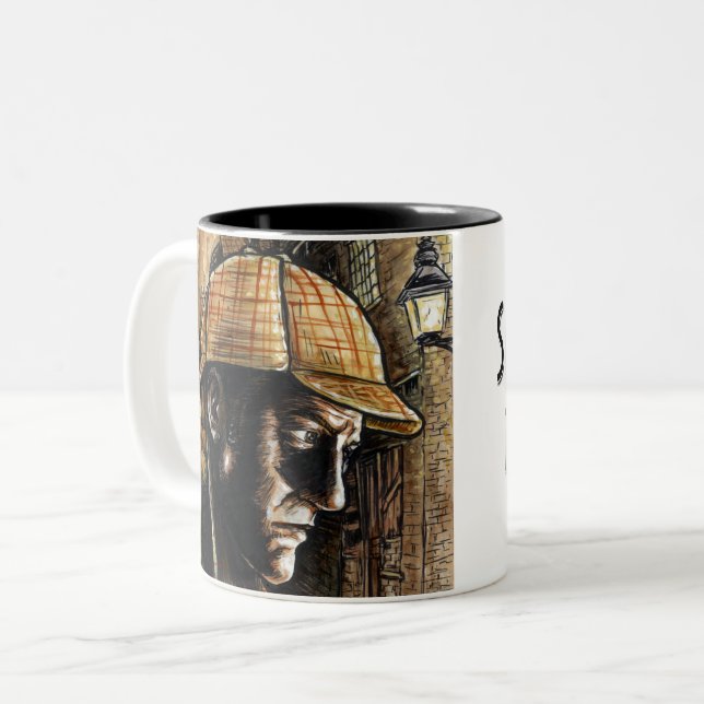 Tasse à café Sherlock Holmes (Devant gauche)