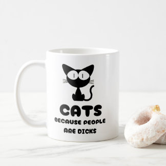 Tasse à café Snarky Cat - Introverti drôle