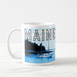 Tasse à café sur le thème de l'état du Maine