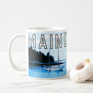 Tasse à café sur le thème de l'état du Maine