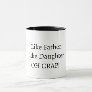 Tasse à café Tel Père/Telle Mère, Tel Fils/Telle F