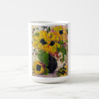Tasse à café tournesols