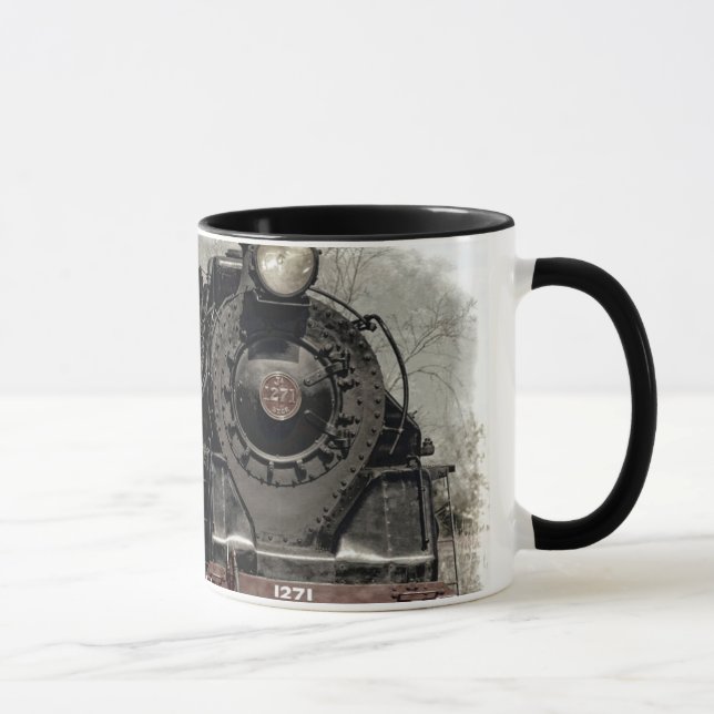 Tasse à café Train à moteur à vapeur Locomotive An (Droite)