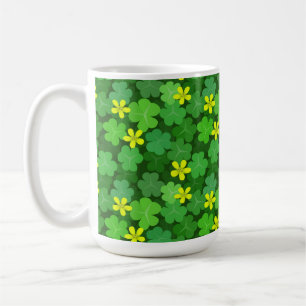 Tasse à café Trèfle Vert Clair