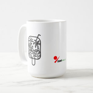 Tasse à café Tropical Summer Sips Ligne minimali