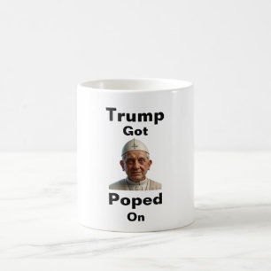 Tasse à café Trump s'est fait poper dessus