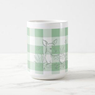 Tasse à café vert sauge