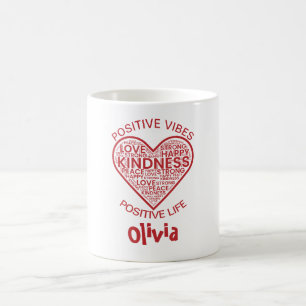 Tasse à café Vibrations Positives Vie Positive
