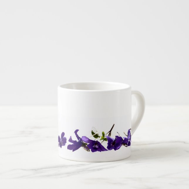 tasse à café Violettes (Devant droit)