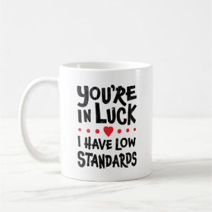 Tasse à café 'Vous avez de la chance, j'ai des cri