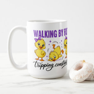 Tasse à café Walking By Faith Ducks