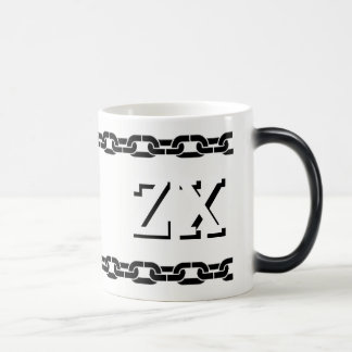 Tasse à chaînes Morphing de Chi de Zeta
