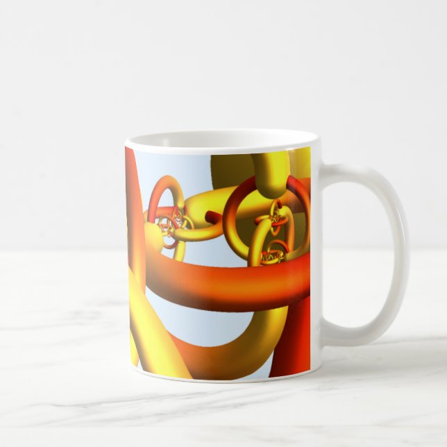Tasse à cornes de la sphère d'Alexandre - couleurs (Droite)