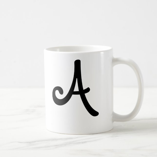 Tasse "A " de monogramme (Droite)