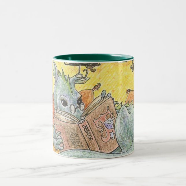 Tasse à deux tons de lecteur de dragon (Centre)
